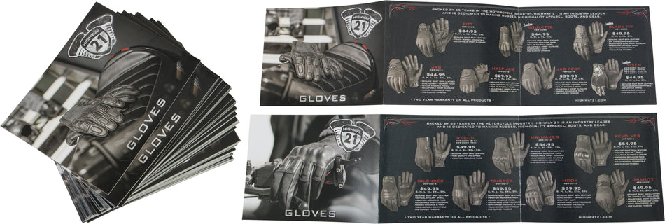 HIGHWAY 21 Glove Tri-Fold 75/Pk HWY 21 GLV TRI-FOLD