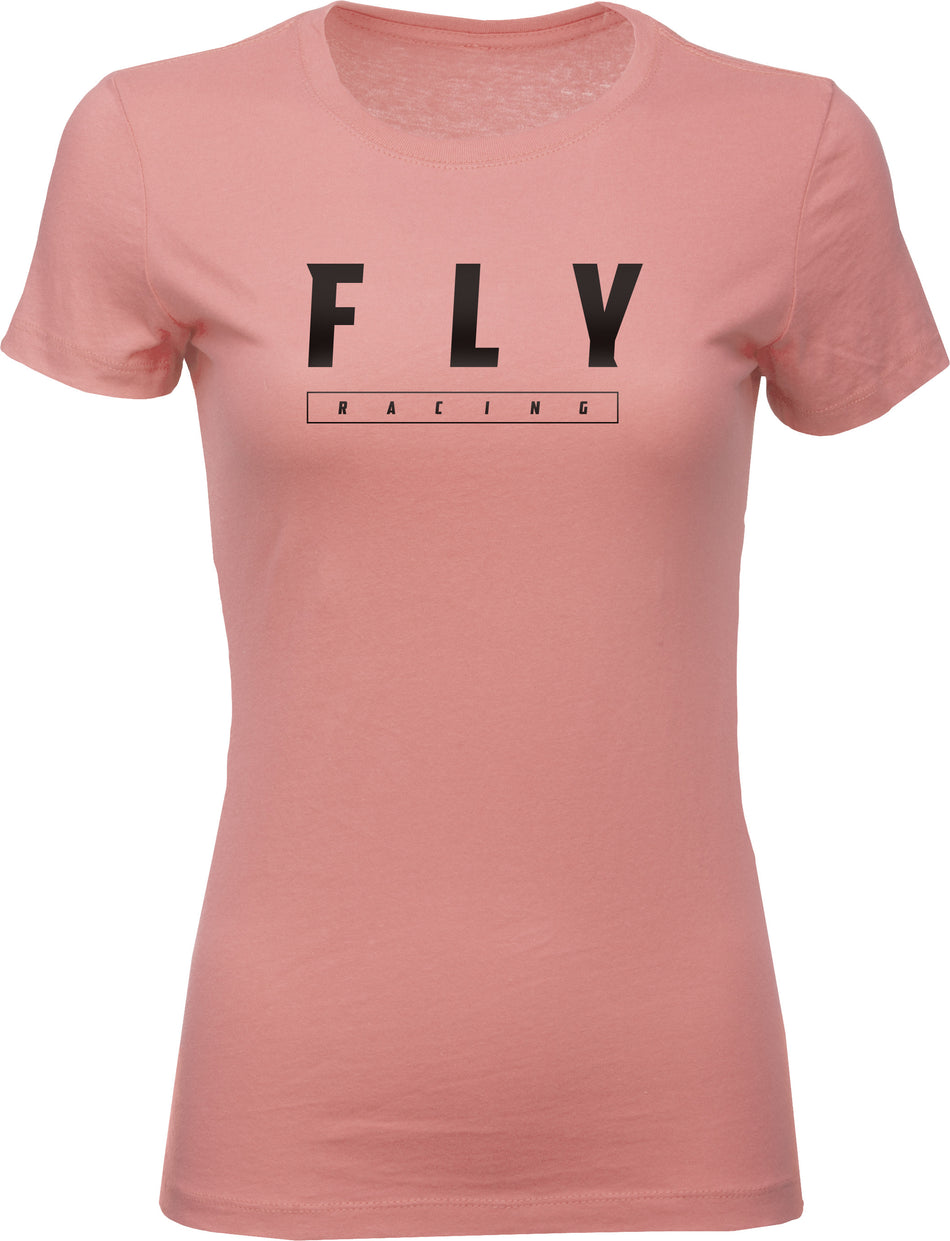 FLY RACING Fly Women's Logo Tee Mauve Xl 356-0468X