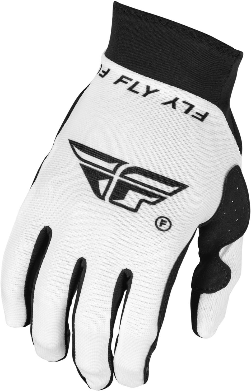 FLY RACING Youth Pro Lite Gloves White/Black Yl 377-045YL