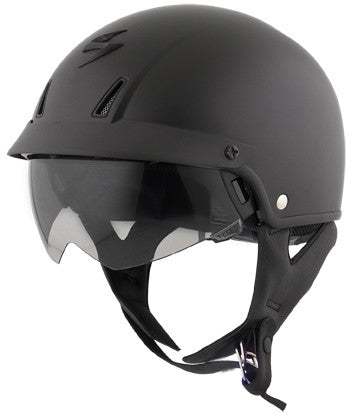 SCORPION EXO Exo-C110 Open-Face Helmet Matte Black Sm C11-0103
