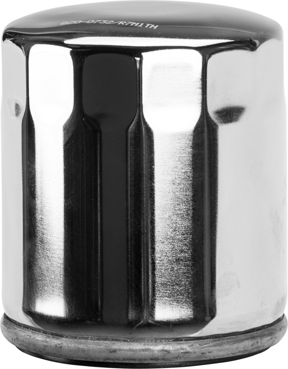 HARDDRIVE Oil Filter M8 Synthetic Chrome PS171XC-SM