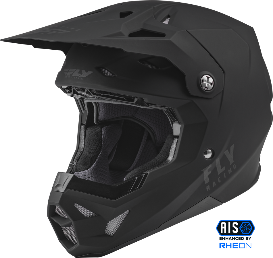 FLY RACING Formula Cp Solid Helmet Matte Black 2x 73-00252X