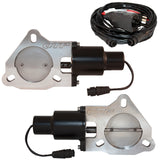 QTP 3in Bolt-On QTEC Dual Electric Cutout Valves - Pair QTEC60