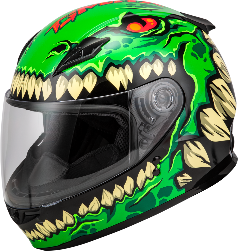 GMAX Youth Gm-49y Drax Helmet Green Yl F1499052