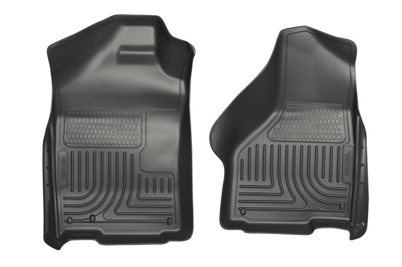 Husky Liners 03-12 Dodge Ram 1500/2500/3500 Series Regular/Quad Cab WeatherBeater Black Floor Liners 18031