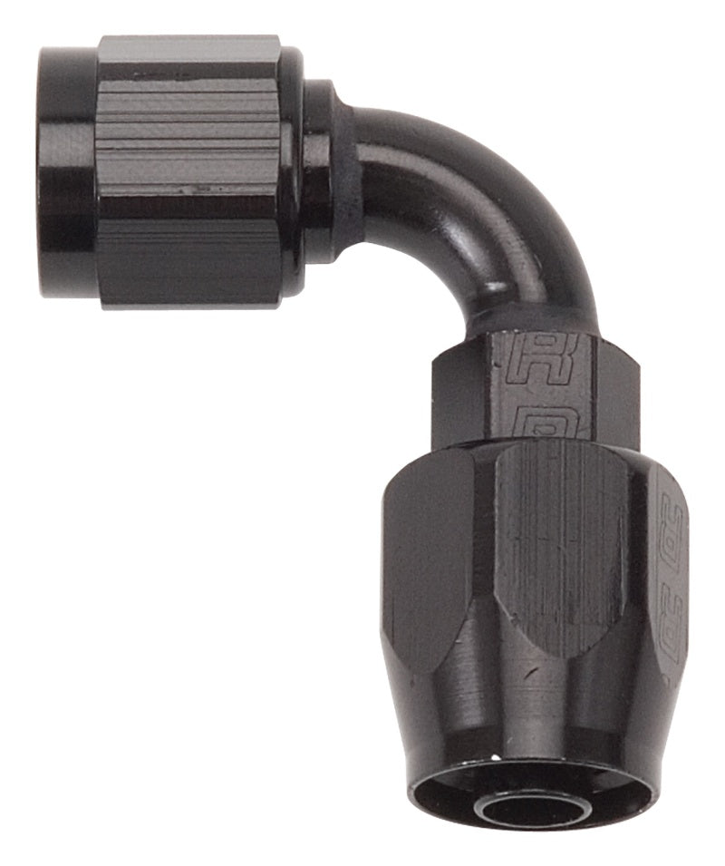 Russell Performance -10 AN Black 90 Degree Full Flow Hose End 610185