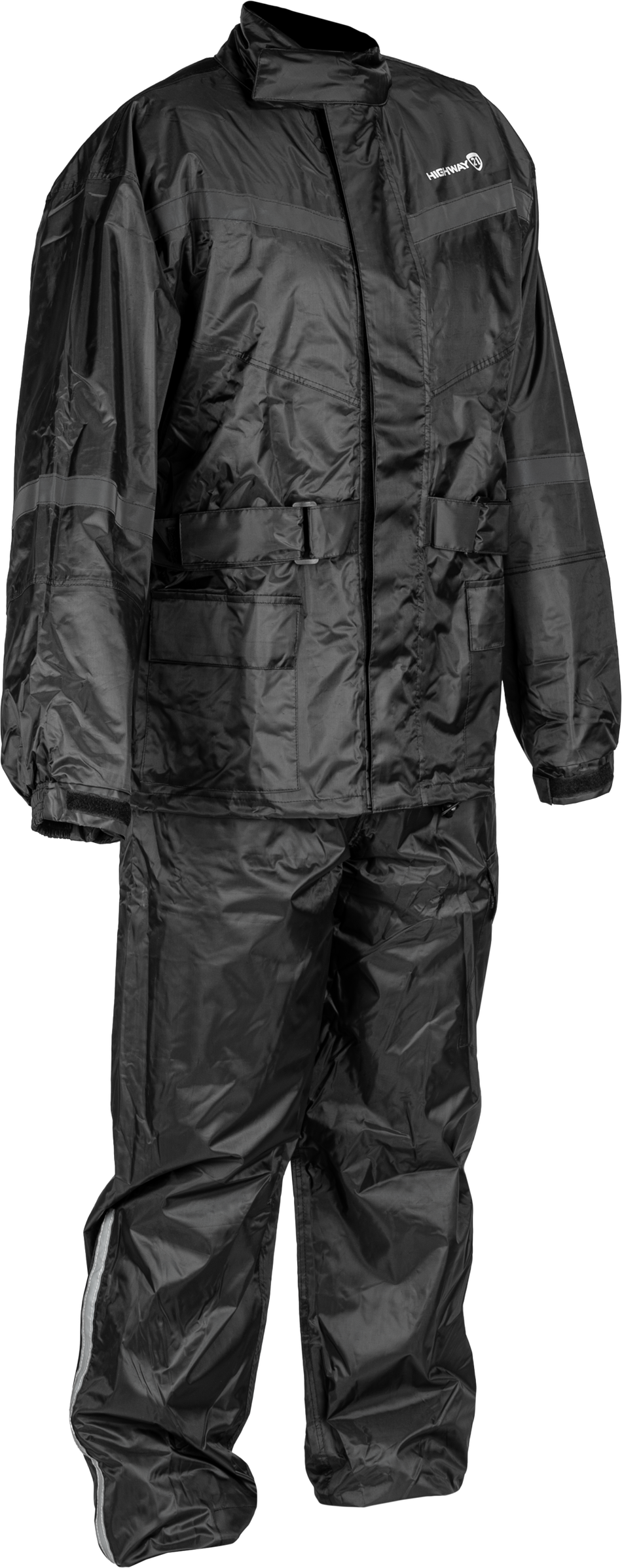 HIGHWAY 21 2 Piece Rain Suit Black Md 489-4000M
