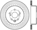 StopTech 13-14 Lexus GS300/350/400/430 Slotted Sport Rear Right Brake Rotor 126.44189SR