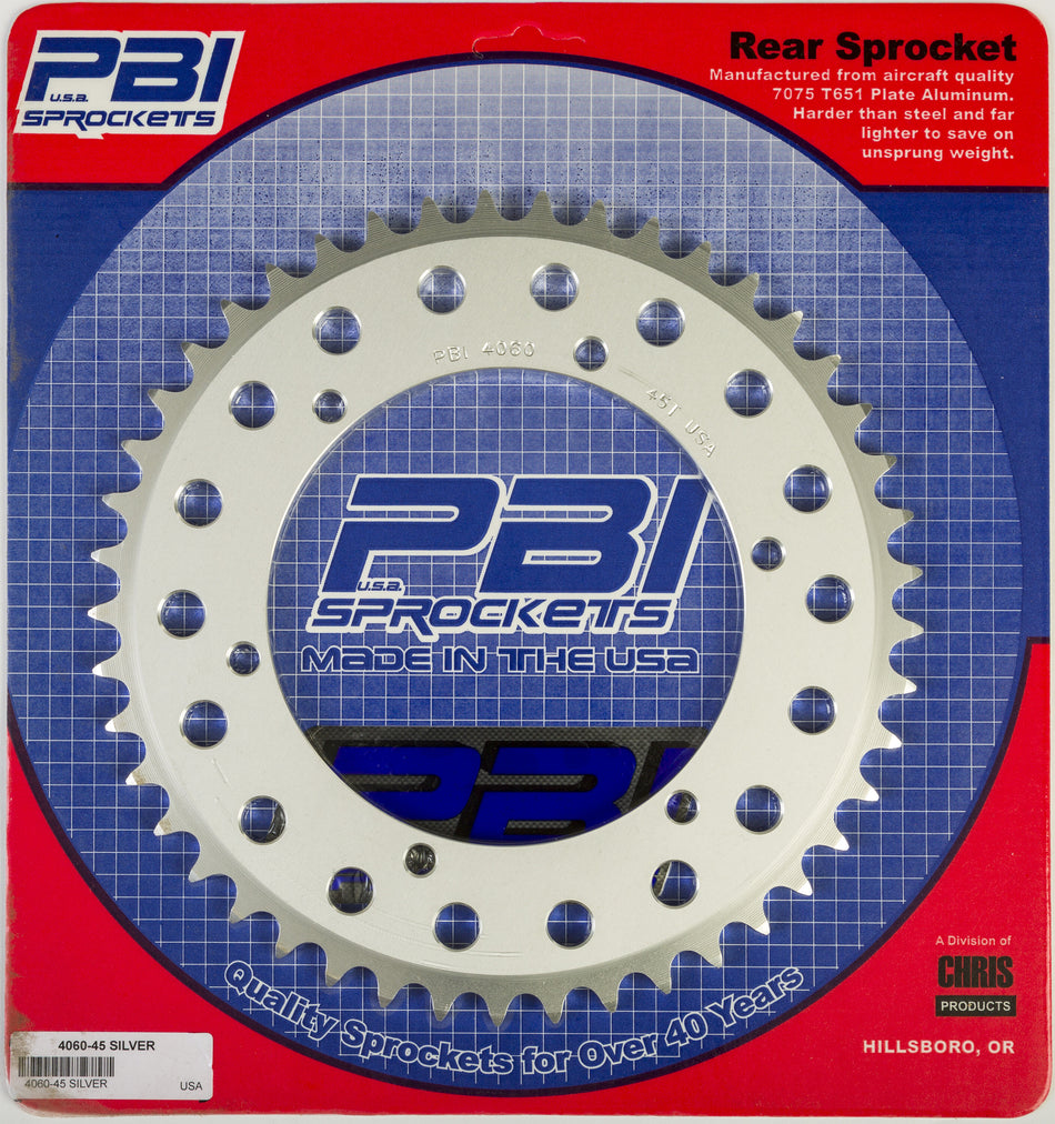 PBIRear Sprocket Aluminum 45t-520 Kaw4060-45