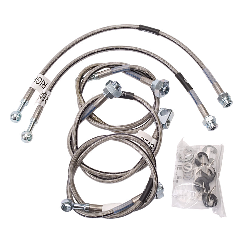 Russell Performance 01-06 GM Silverado/Sierra HD (All) (Also fits Rancho) Brake Line Kit 695770