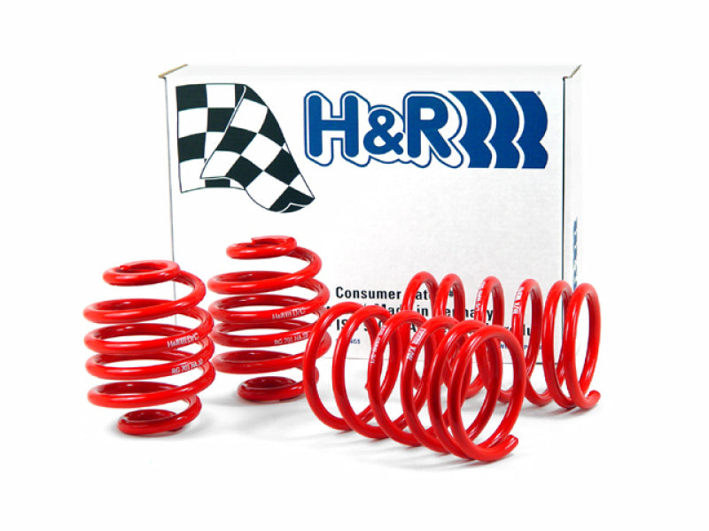 H&R 85-91 BMW 325e/325i/325is E30 Race Spring (Non Cabrio/Tuner Fitment) 50404-88