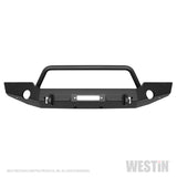 Westin 18-19 Jeep Wrangler JL WJ2 Full Width Front Bumper w/Bull Bar Textured Black 59-80115