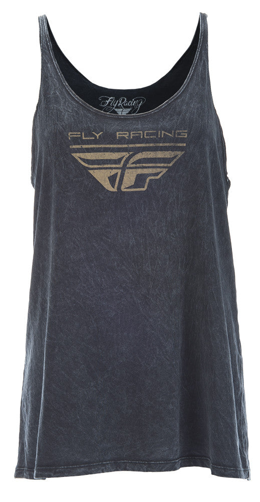FLY RACING Fly Women's Imprint Tank Black Wash 2x 356-61402X