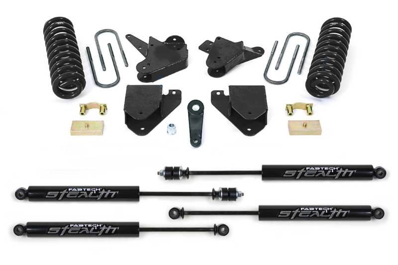 Fabtech 01-04 Ford F250/350 2WD 6in Basic Sys w/Stealth K2100M