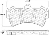 StopTech Street Touring Porsche Brake Pads 308.0977