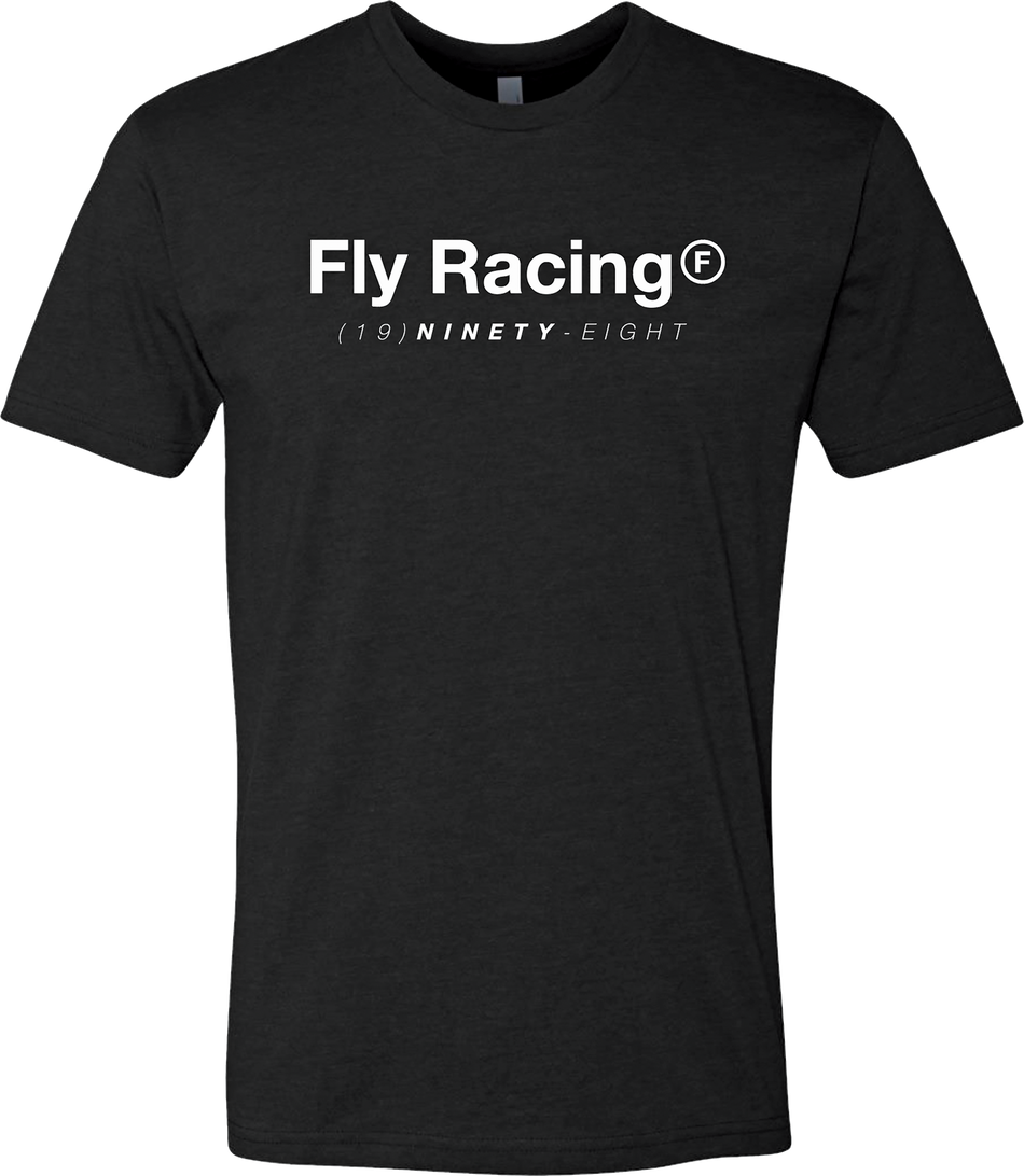 FLY RACING Fly Trademark Tee Black Lg 354-0313L