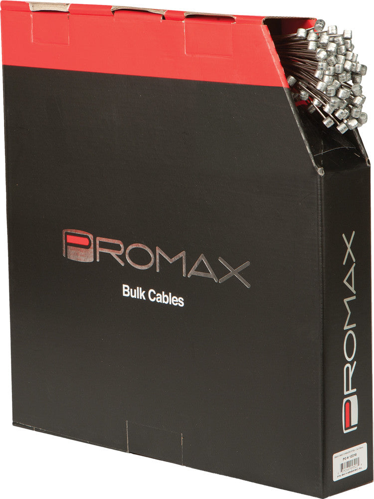 PROMAX Bulk Brake Cables Stainless 1.5x1700mm 100/Pk PX-BC14BBSBC-SL