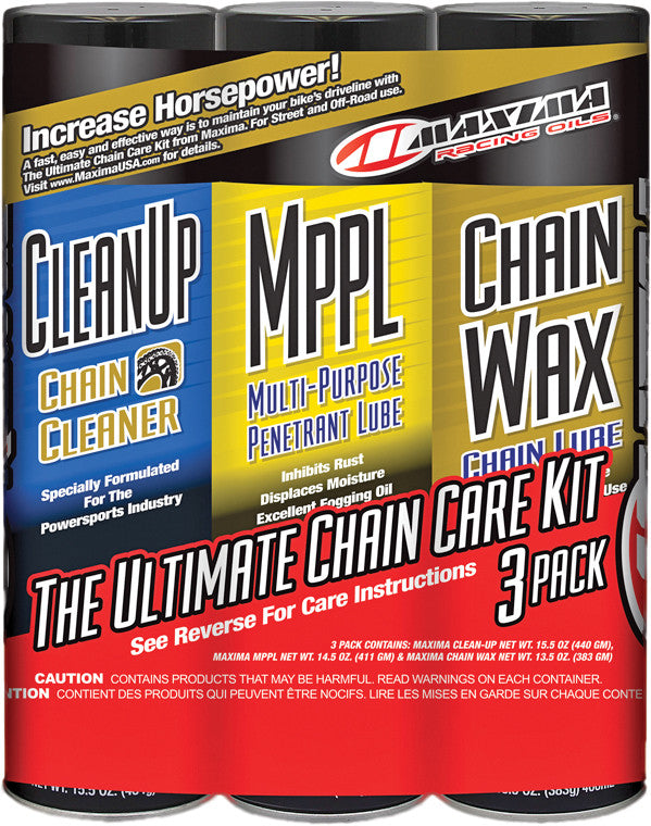 MAXIMAUltimate Chain Wax Care Kit 3/Pk70-749203