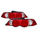 Spyder Acura RSX 02-04 LED Tail Lights Red Clear ALT-YD-ARSX02-LED-RC 5000385