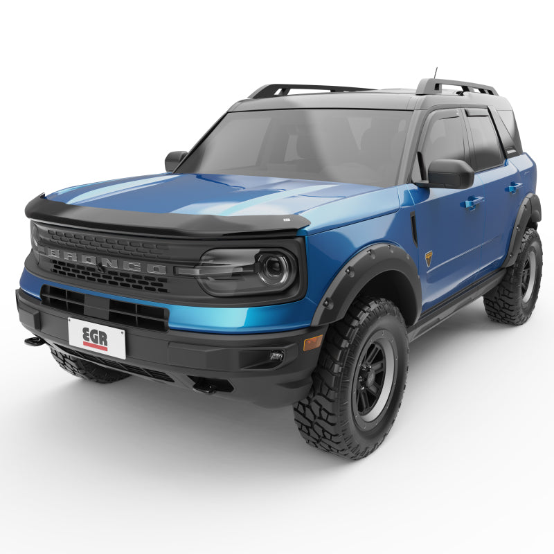 EGR 21-22 Ford Bronco Sport Superguard Hood Shield - Matte Black (303565) 303565