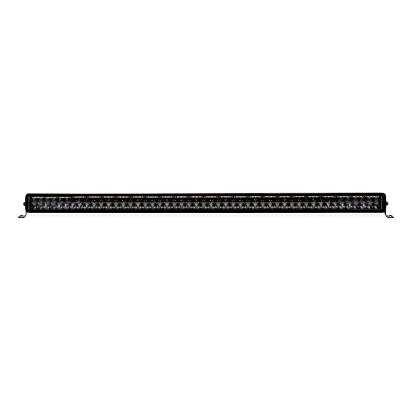 Go Rhino Universal Blackout Combo Series 50in Double Row LED Light Bar w/ Amber Lighting - Black 754805012CDS