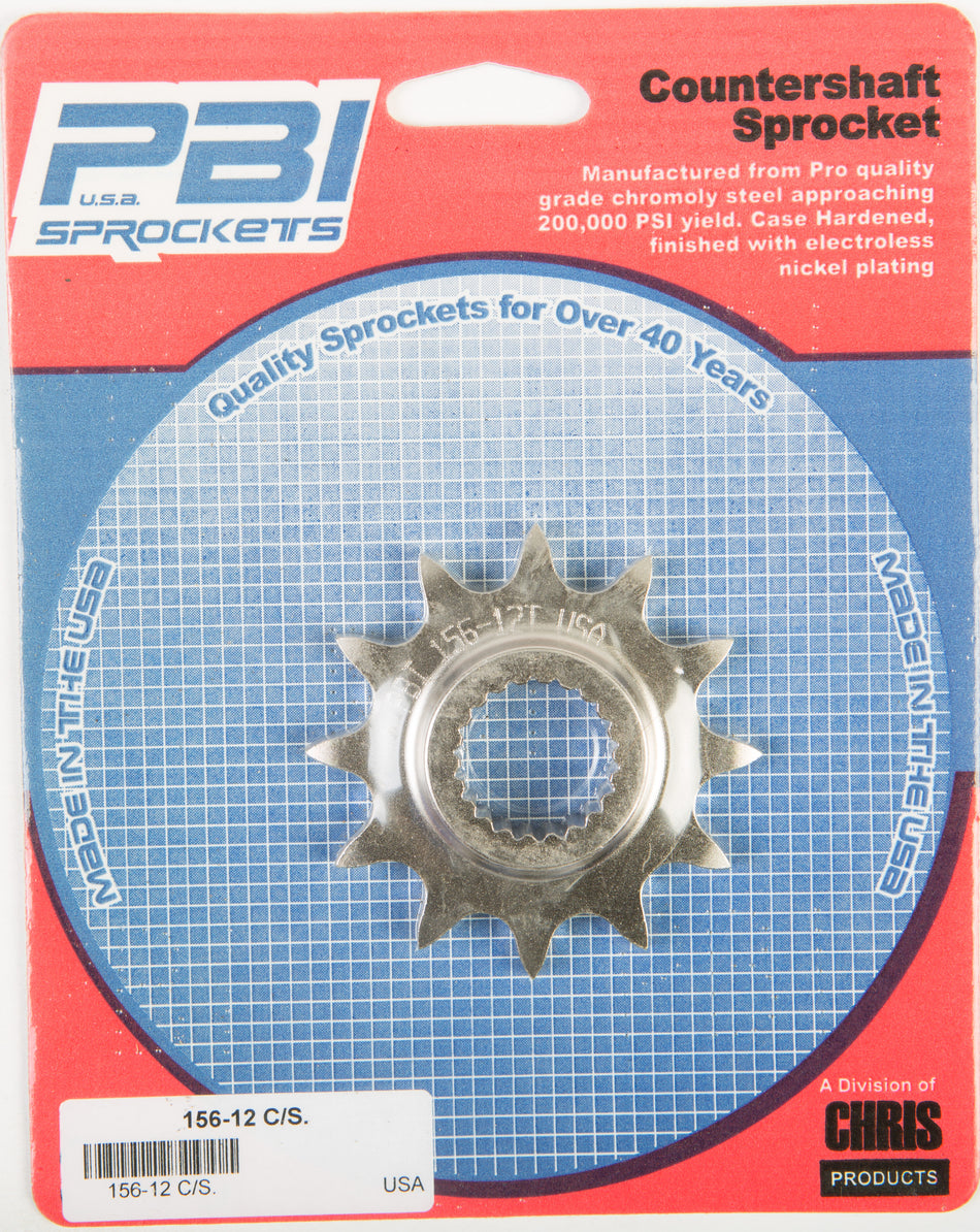 PBIFront Cs Sprocket Steel 12t-520 Pol156-12