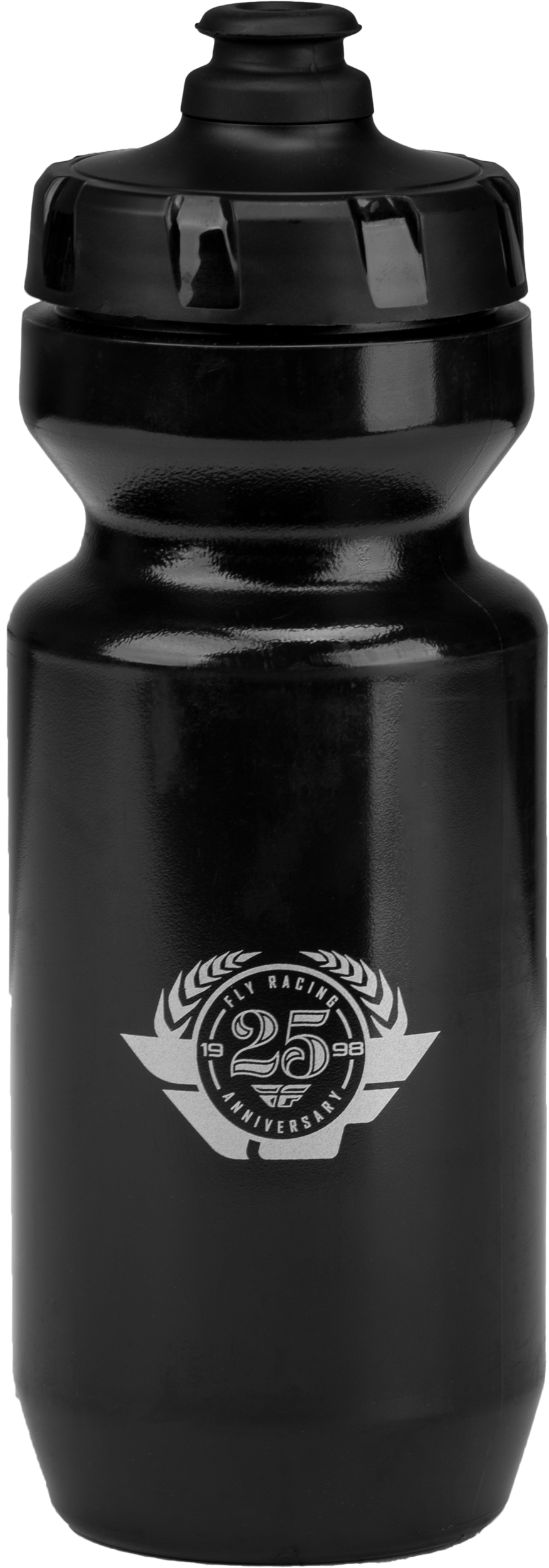 FLY RACING Fly 25th Water Bottle Black/Silver 363-9985