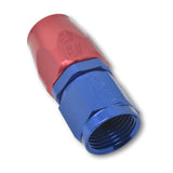 Russell Performance -6 AN Red/Blue Straight Full Flow Hose End 610020