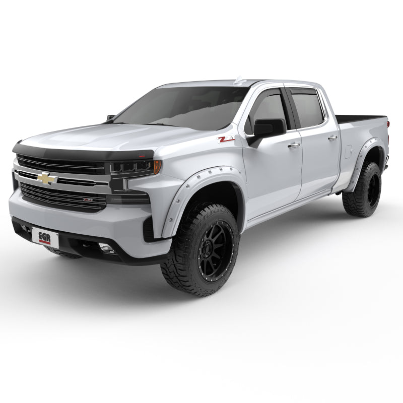 EGR 19-22 Chevrolet Silverado 1500 Summit White Traditional Bolt-On Look Fender Flares Set Of 4 791694-GAZ