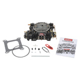 Edelbrock Carburador Thunder AVS2 Serie 650 CFM Estrangulador eléctrico con recubrimiento de polvo negro (sin EGR)