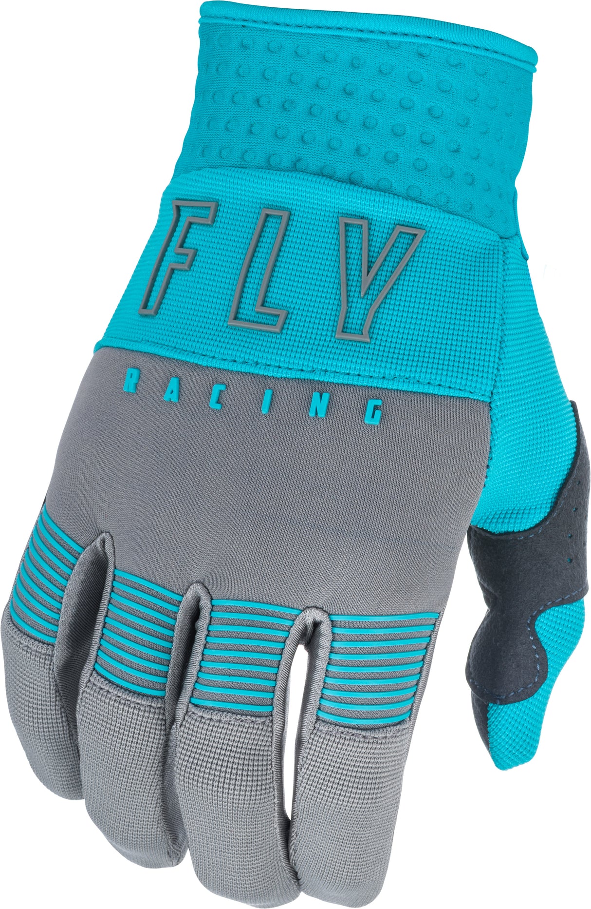 FLY RACING Youth F-16 Gloves Grey/Blue Sz 03 374-81603