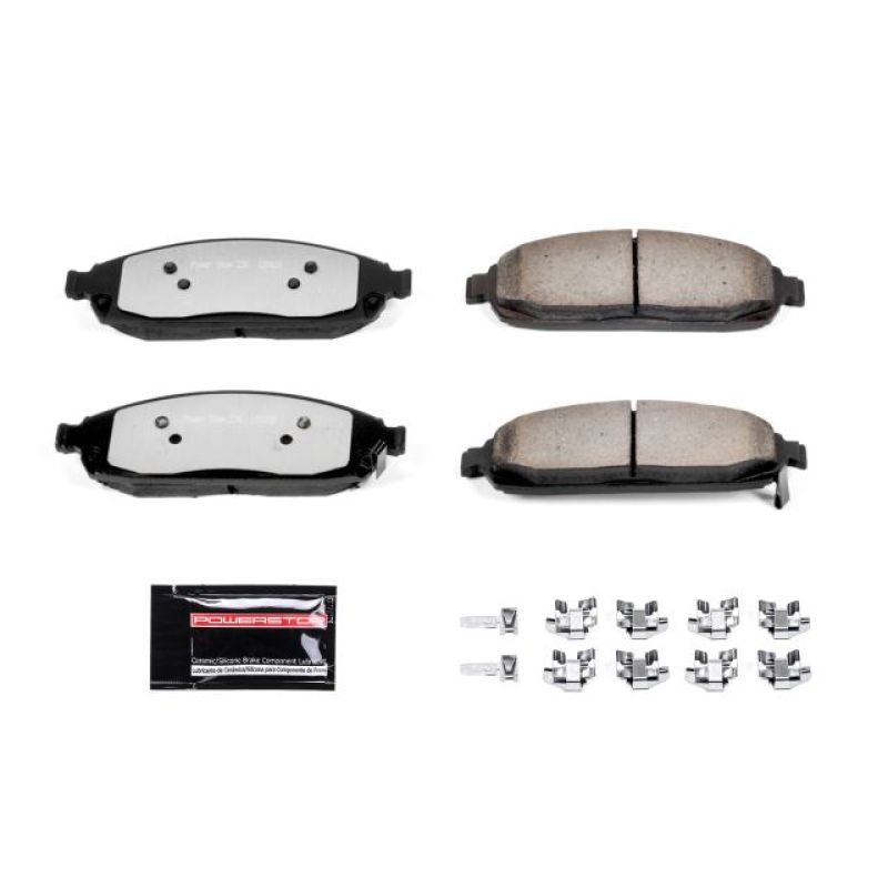 Power Stop 06-10 Jeep Commander Front Z36 Truck & Tow Brake Pads w/Hardware