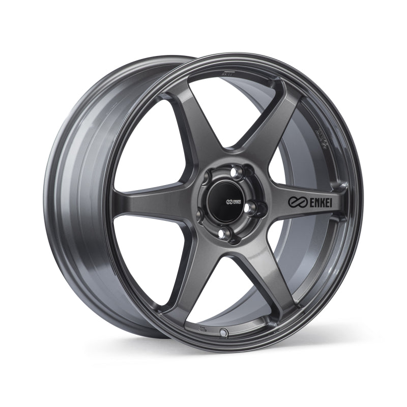 Enkei T6R 18x9.5 38mm Offset 5x114.3 Bolt Pattern 72.6 Bore Matte Gunmetal Wheel 539-895-6538GM