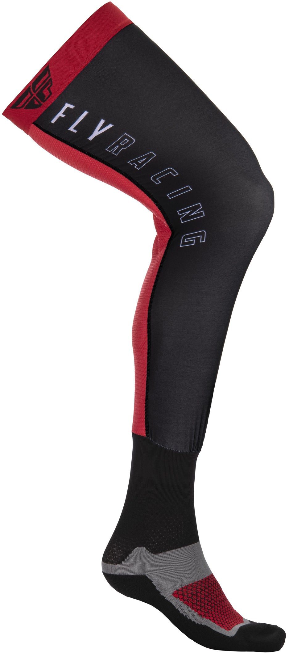 FLY RACING Knee Brace Sock Red/Black Lg/Xl 350-0446L