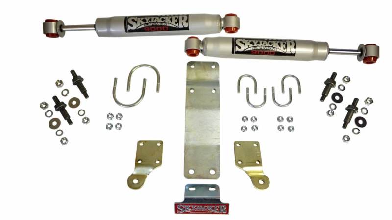 Skyjacker 2007-2017 Jeep Wrangler (JK/JKU) (Use w/ JK717TR) Dual Steering Damper Kit w/ 9000 Series 9206