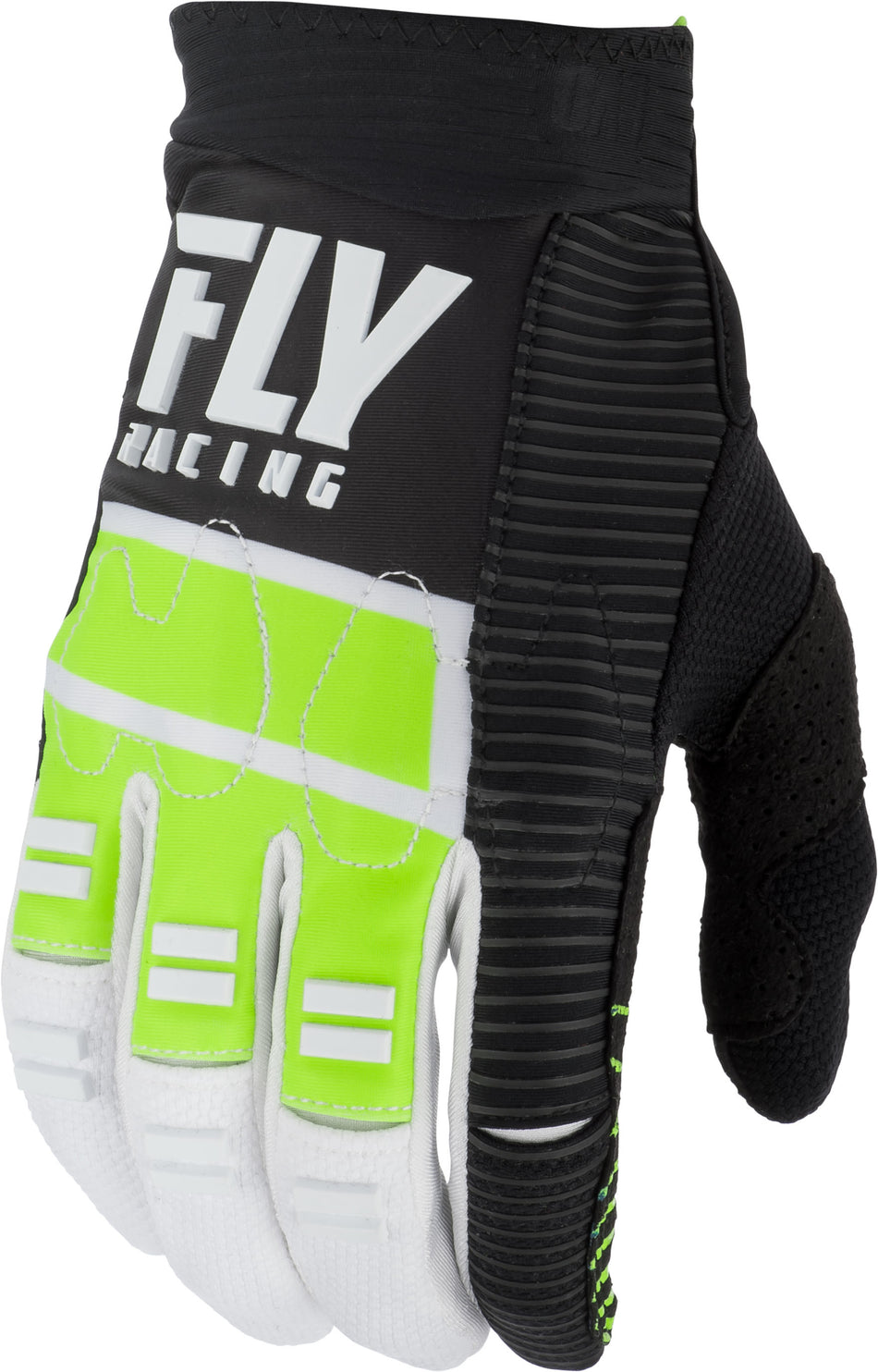 FLY RACING Evolution Dst Gloves Hi-Vis/Black/White Sz 06 372-11706