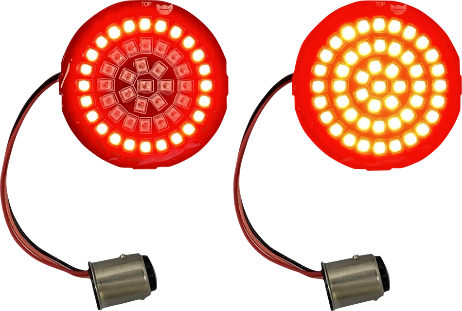 CUSTOM DYNAMICS LED Rear Turn Signal Insert - Red - 1157 GEN-4-RR-1157
