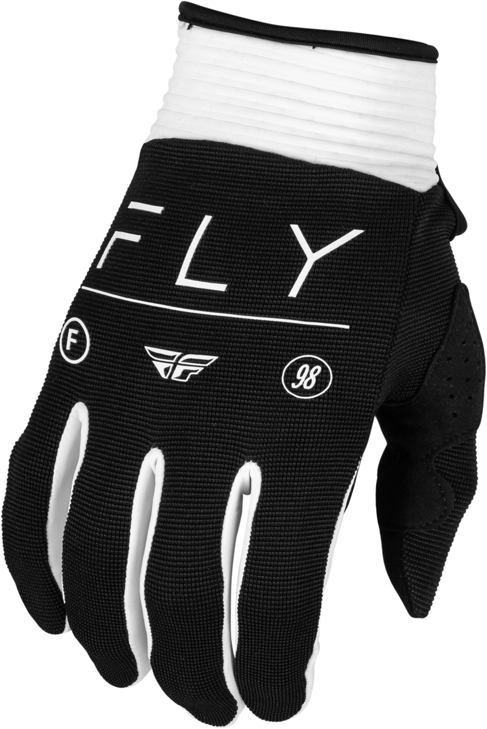 FLY RACING Women's F-16 Gloves Black/White 2x 377-8122X