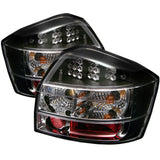 Spyder Audi A4 02-05 LED Tail Lights Black ALT-YD-AA402-LED-BK 5000026