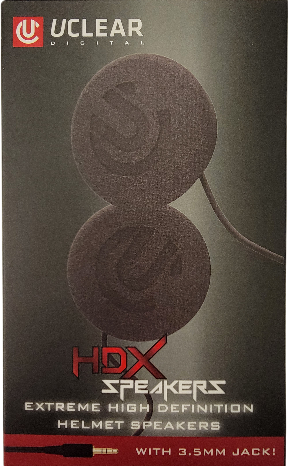 UCLEAR Hdx Helmet Speakers 47mm Diameter  3.5mm Jack 111045