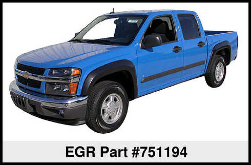 EGR 04-12 Chevy Colorado/GMC Canyon Rugged Look Fender Flares - Set (751194) 751194