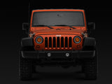 Raxiom 97-18 Jeep Wrangler TJ/JK Axial Spider LED Headlight w/ Amber DRL- Chrome Hsng (Clear Lens) J108047