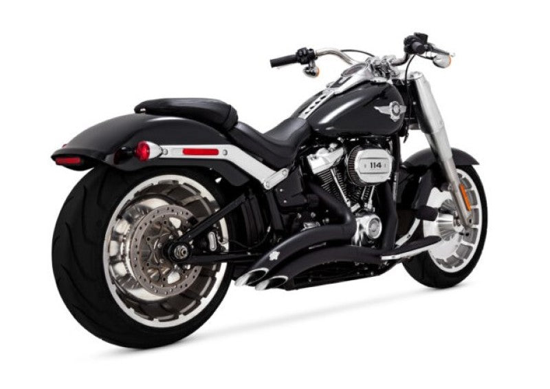 Vance & Hines HD Ftby/Brkout 18-22 Br 2-2 Black PCX Full System Exhaust