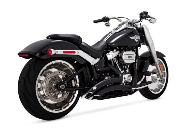 Vance & Hines HD Ftby/Brkout 18-22 Br 2-2 Black PCX Full System Exhaust 46375