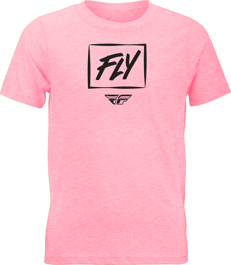 FLY RACING Youth Fly Zoom Tee Pink Yl 356-0072YL
