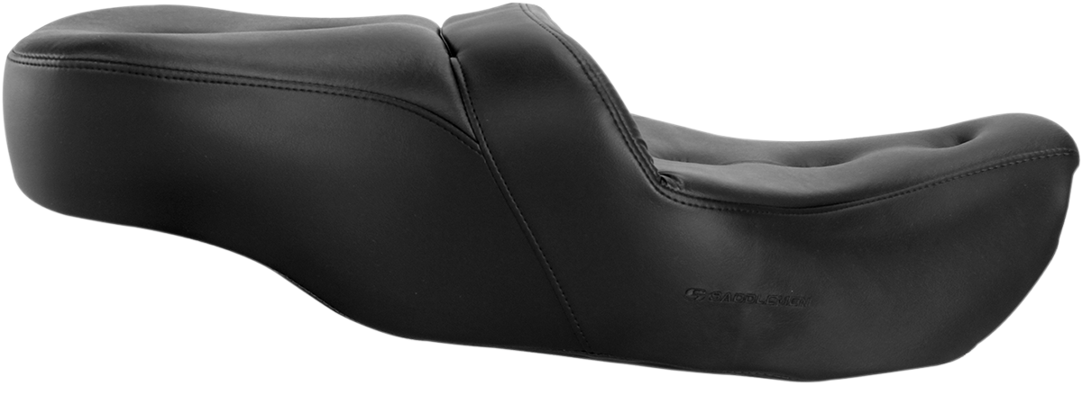 SADDLEMEN Pillow-Top Roadsofa Seat - Black - FLH/FLT '99-'07 897-06-181