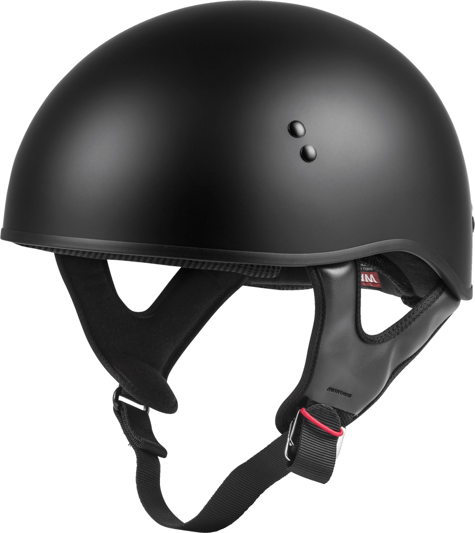 GMAX Hh-45 Half Helmet Naked Matte Black Md H145075