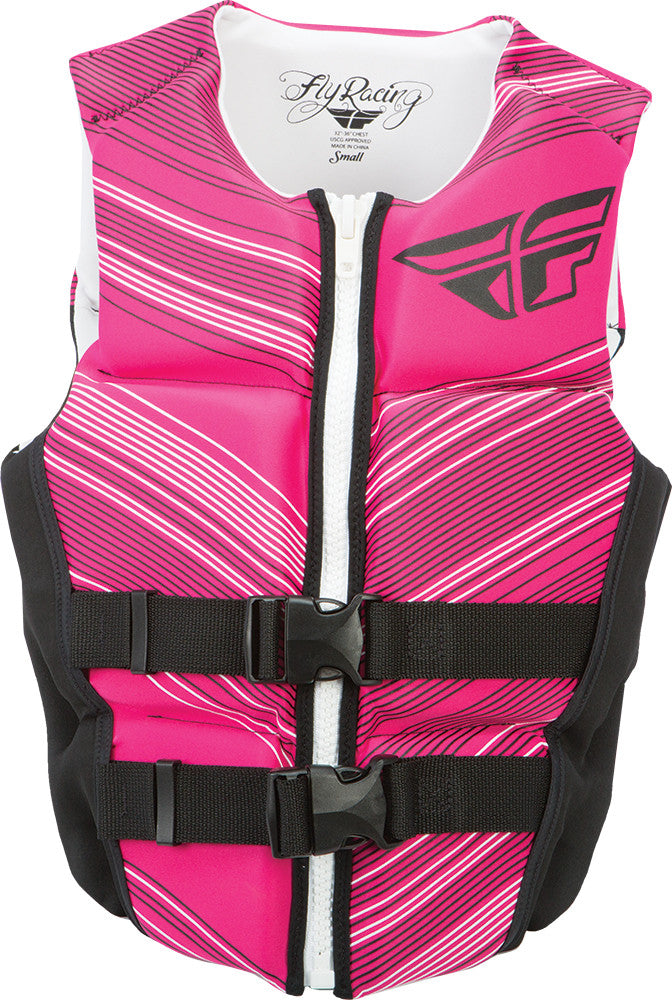 FLY RACING Ladies Neoprene Vest Pink/Blac X 142424-105-850-16