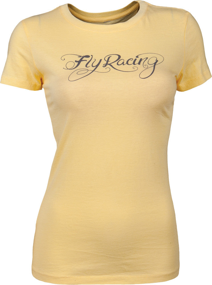 FLY RACING Logo Tee Yellow M 356-0149M