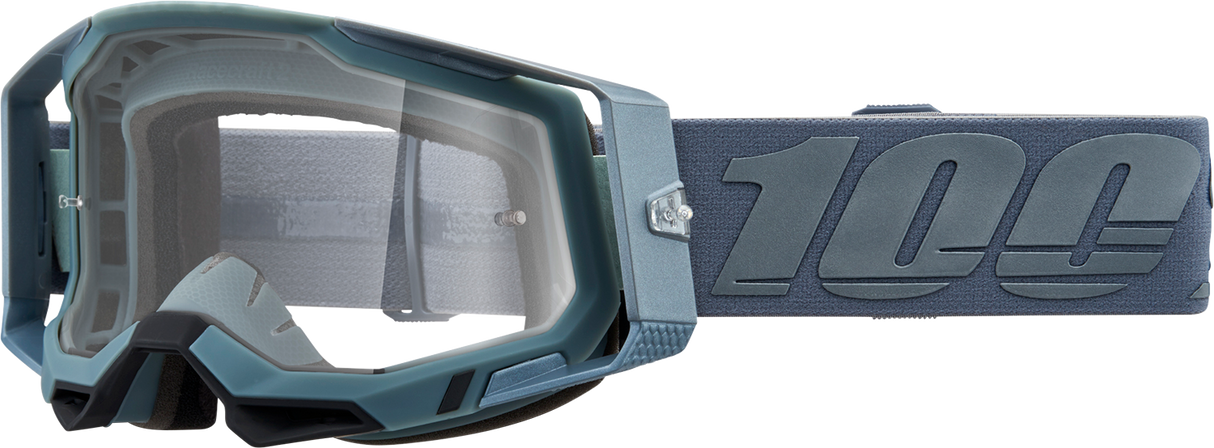 100% Racecraft 2 Schutzbrille - Battleship - Klar 50009-00017